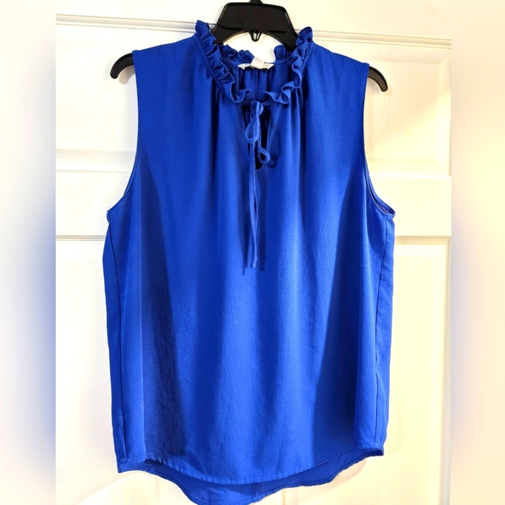 Camila Coelho Sapphire Sleeveless Blouse